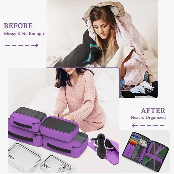 7 piece packing cube combo - Picture 5 of 5